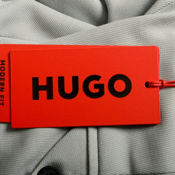 Hugo Boss Men's "Flips251X" Light Gray Pleated Front Dress Pants US 32R IT 48 - Picture 4 of 5